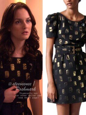 Marc by Marc Jacobs Lurex Blocks Dress ASO Blair Waldorf